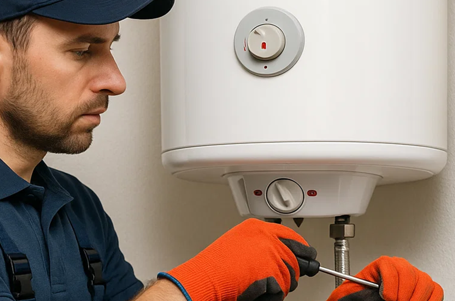 Garage door after repair