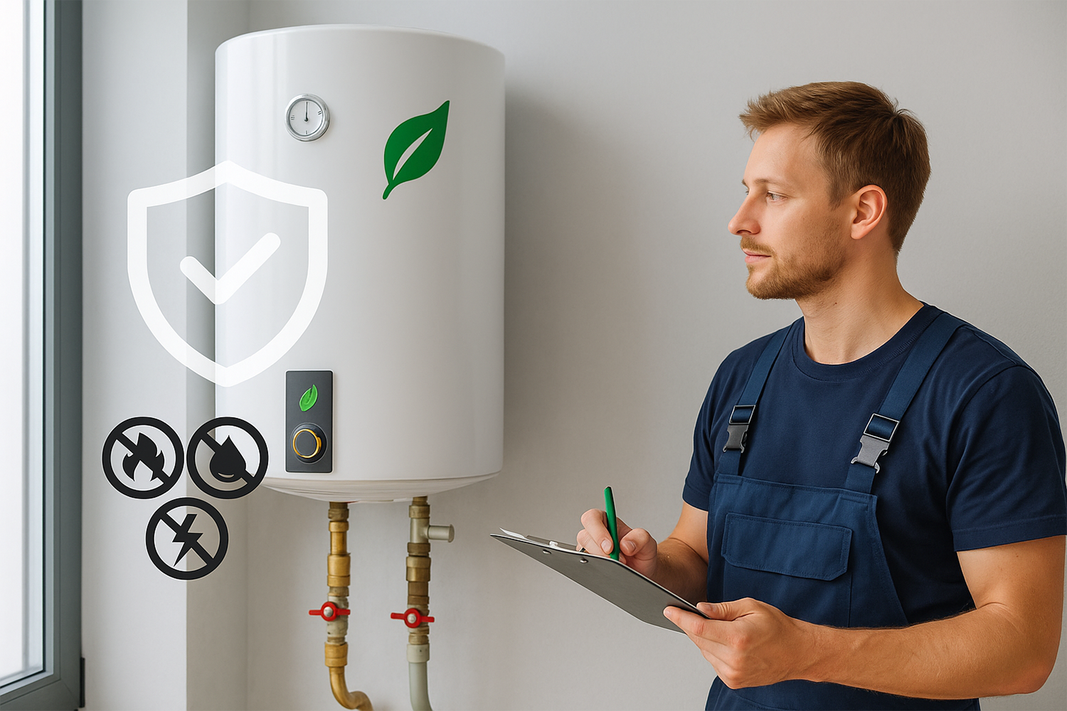 Safety water heater assurance 